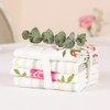 Set of Six 100% Cotton Floral Print Reusable Machine Washable
