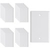 Blank Wall Plates 1-Gang blank Switch Outlet Electrical Cover Plate