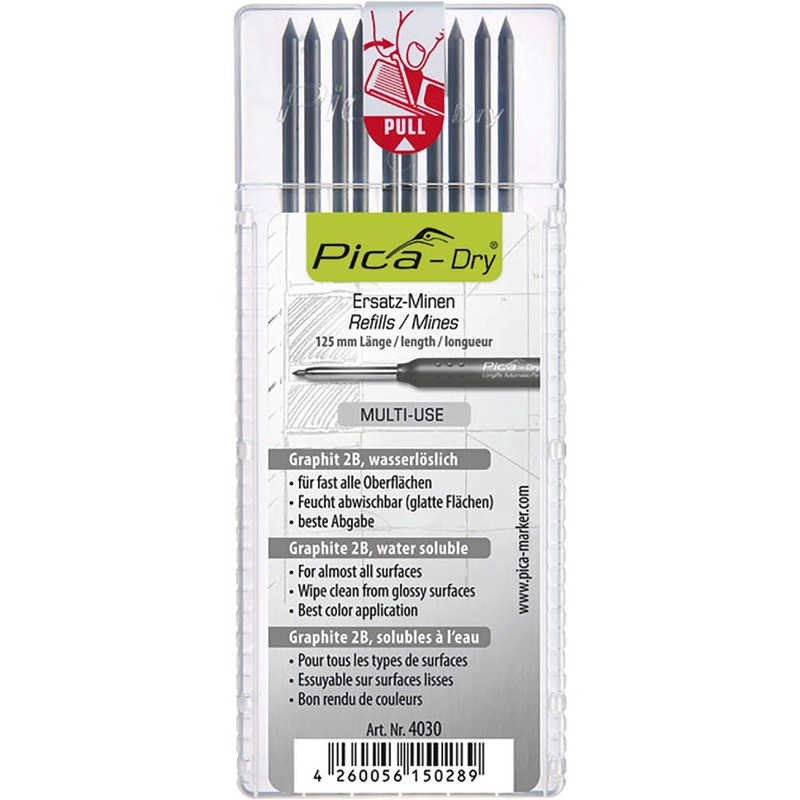 Pica Dry Deep Hole Marker Set - Mechanical Pencil with