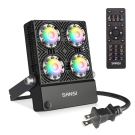 SANSI LED Floodlight RGB 30W=200W Muticolor Outdoor Tree Decoration Area Light