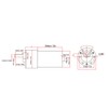 Brushless Motor with Bracket Governor Low Speed 24V for CNC