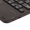 Wireless Keyboard Detachable Durable Computer Accessories with Artificial Leather CoverBlack