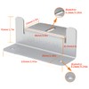 SUNMAK 16 Units per Set Solar Panel Mounting Z Brackets,