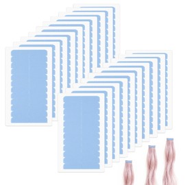 240pcs Beauty Tools Human Hair Tape Extension Replacement, Double Sided Wig Tape (Blue)