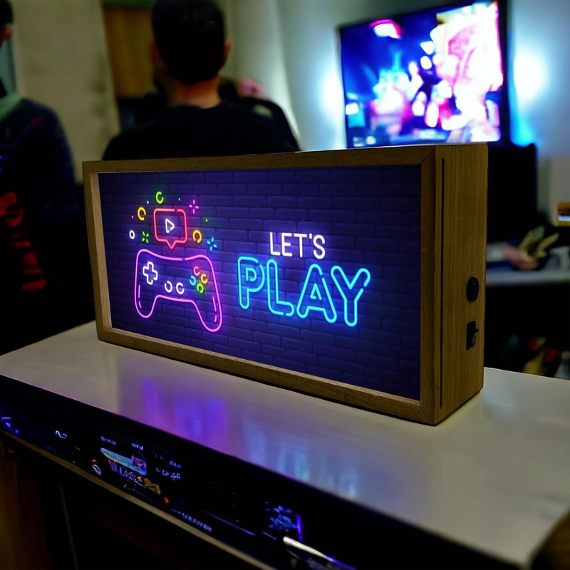 Light Box Kids Let's Play | Illuminated Neon Effect Light