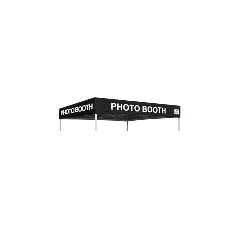 Eurmax USA Printed 8x8 Photo Booth Flat Replacement Canopy Top