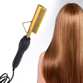 Peine Eléctrico Caliente Alisador De Pelo Barba 80c - 210c                                                                                            