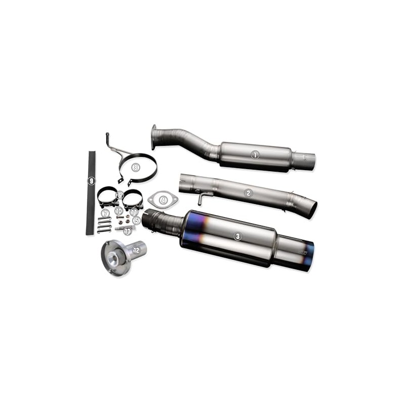 Tomei Ti Muffler Kit Repair Part for 350Z TB6090-NS04A -