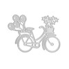 Stanzenshop Cutting Dies Bicycle with Flowers Cutting Dies Stencils Scrapbooking