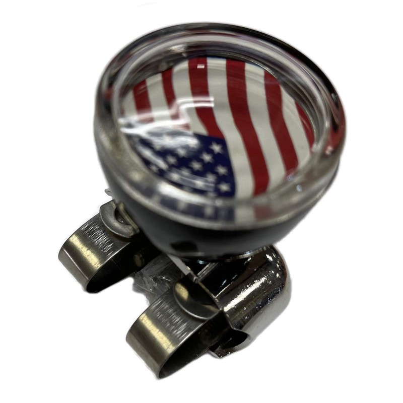 Automann Steering Wheel Spinner Knob with US Flag