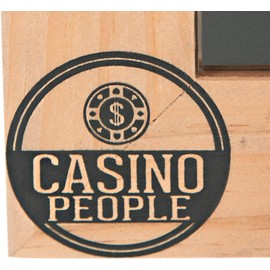 Casino People - 9.5" X 7.5" Frame (Holds 6" X 4" Photo) -