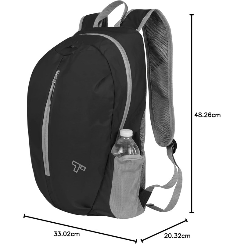 Mochila plegable Travelon modelo 5 negro – fácil de guardar