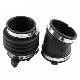BuliBoao Air Intake Hose, 2 Pcs Air Intake Resonator Hose Tube Duct Boot For Infiniti G35 2003-2007 16576-EG00A