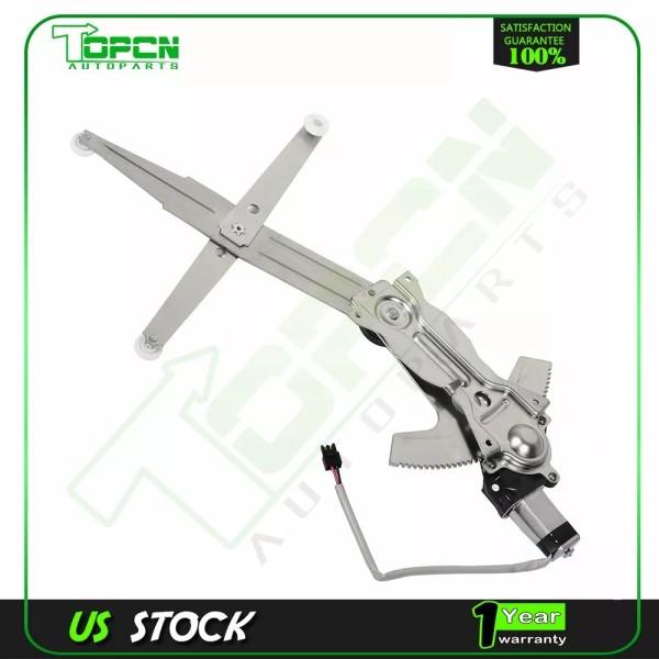 topcnautop Fits 1993-2002 Chevy Camaro Power Window Regulator w/ Motor