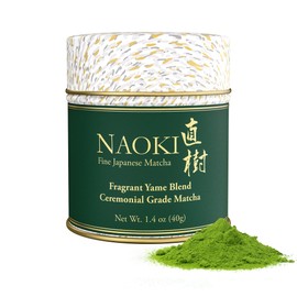 Naoki Matcha (mezcla de plata Yame, 1.4 oz40 g)  Polvo auténtico de té verde matcha japonés de grado ceremonial de Yame, Fukuoka                      