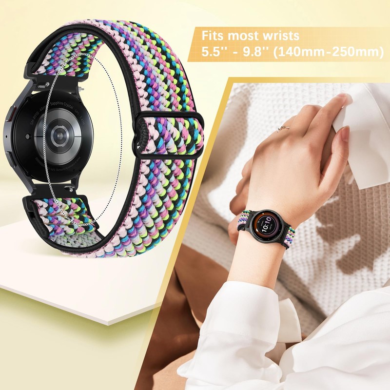 Elastic Quick Release 18mm Watch Bands Compatible with Garmin Venu