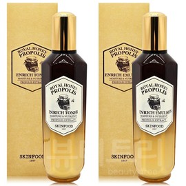 Skinfood Royal Honey Propolis Enrich Toner + Emulsion Set / 스킨푸드 로열허니 프로폴리스 인리치 토너+에멀전 단품세트