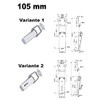 Soul-Cats Pack of 2 Stainless Steel Lockable Snap Lock Box