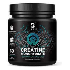Creatina Monohidratada Pura 300g 60 Tomas En Polvo B Life Sabor Sin Sabor