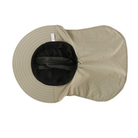 LLmoway Mens Mesh Flap Sun Hat UPF50+ Wide Brim Breathable Outdoor Fishing Cap