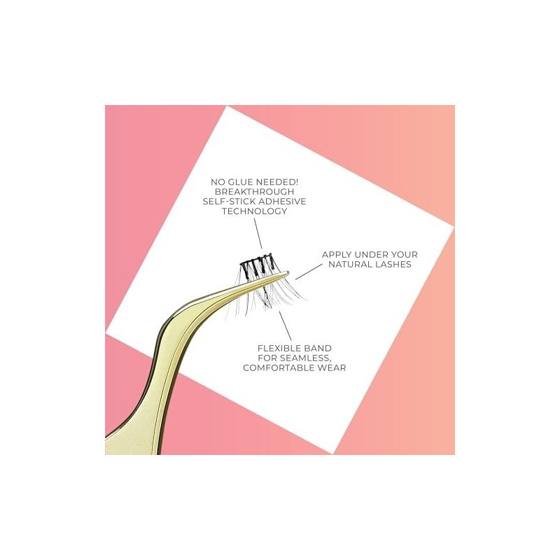 Impress KISS imPRESS False Eyelashes, Lash Clusters, Falsies, Refined Volume',...