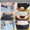 CODIRATO 3 PCS No Buckle Elastic Waist Belt Ajustable Invisible