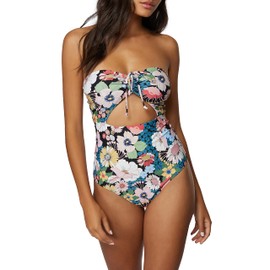 Womens Swim Twiggy Sayulita One-Piece Swimsuit, Black, XL