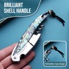 Drincarier Shell Handle Waiter Corkscrews-Wine Openers,Corkscrew Bottle Openers,3-in-1 Wine Key