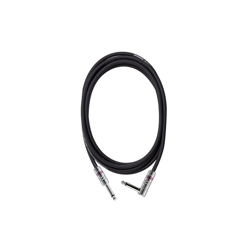 Providence LE501 Shielded Cable 5m S/L Plug (Straight/L Type), Black