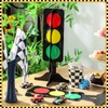 Weekgrat 6 Pcs Traffic Light Racing Car Party Centerpieces 13.8