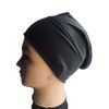 New Under Hijab Scarf Tube Stretchable Bonnet Cap (Dark Grey)