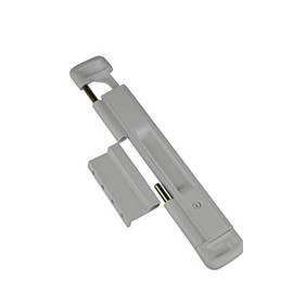 CAL Doublex Classic - Burglary Protection for Sliding Door, Patio Door, Sliding Window, Window Lock Balcony Door, Burglary Protection (White)