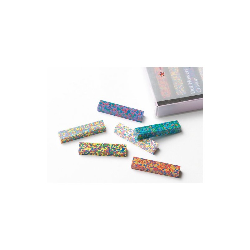 Dot Flowers Crayon