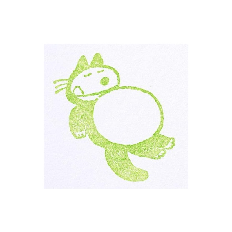 Zowee 11 Pikki Cat Wooden Stamp with Tummy 9306