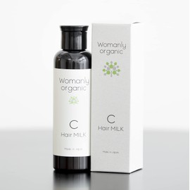 Womanly Organic Ceramide Hair Milk, Moisturizes Dry and Spread Hair, No Additives That Are Gentle on the Skin, For Sensitive Skin (3.4 fl oz (100 ml), Brown)