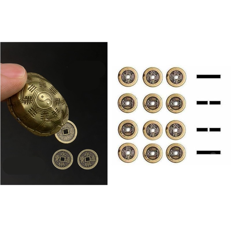 AINIFU Mini Divination Turtle Shell for Relieve Stress Fengshui Chinese