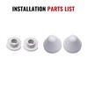 PuritySage Wall Hung Toilet Hidden Tank Drain Pipe Set -