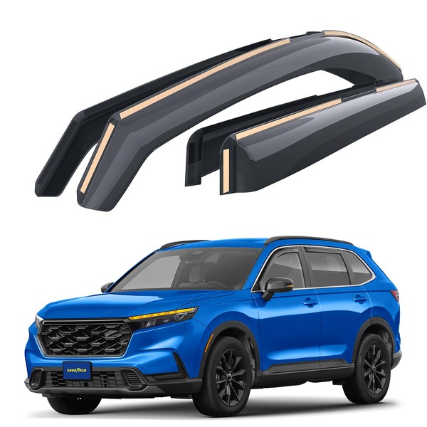 Goodyear Shatterproof in-Channel Window Deflectors for Honda CR-V (CRV) 2023-2025,