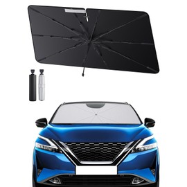 SHAOHAO SHAOHAO kompatibel mit Nissan Qashqai J12 2021-2025 Sonnenschirm Auto Auto Sonnenschutz Frontscheibe Faltbar UV-Schutz Sonnenschirm knitterfreier Stoff Nissan Qashqai zubeh?r