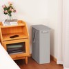 efluky Slim Laundry Basket with Lid, Narrow Laundry Hamper with