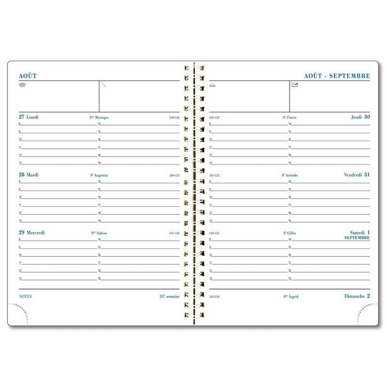 Exacompta – 1 Week to View Diary Paper Sad To