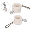 2 PCS Flag Mounting Rings Anti-Wrap Rotating Flagpole Hardware for