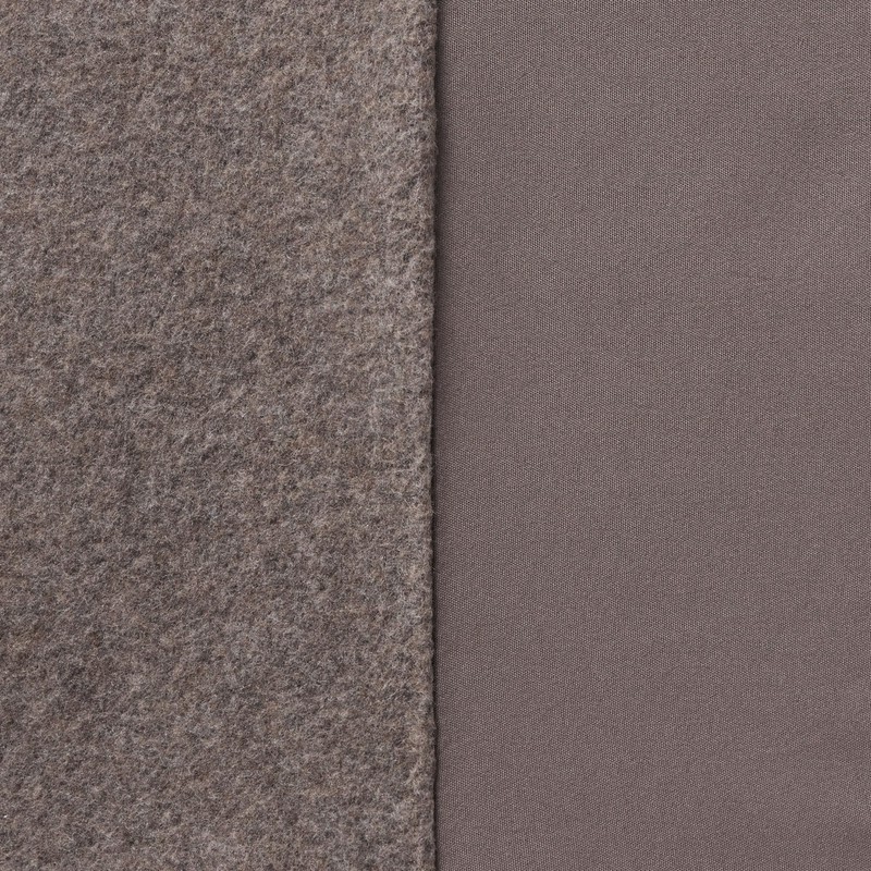 Muji 83412791 Smooth Fleece Pillow Cover, Dark Brown, 16.9 x