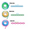 Dental Orthodontic Elastic Rubber Power Chain Braces Bands Short/Long/Close for