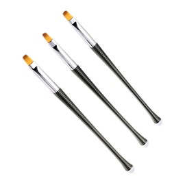 Healvian 3pcs Nail Art Brush Fine Pens for Manicure Includes Brushes for Nail Art Designs and Lightweight and Easy to Carry