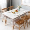 Transparent Tablecloth, Transparent Table Film, Transparent PVC 0.13 mm Thick,