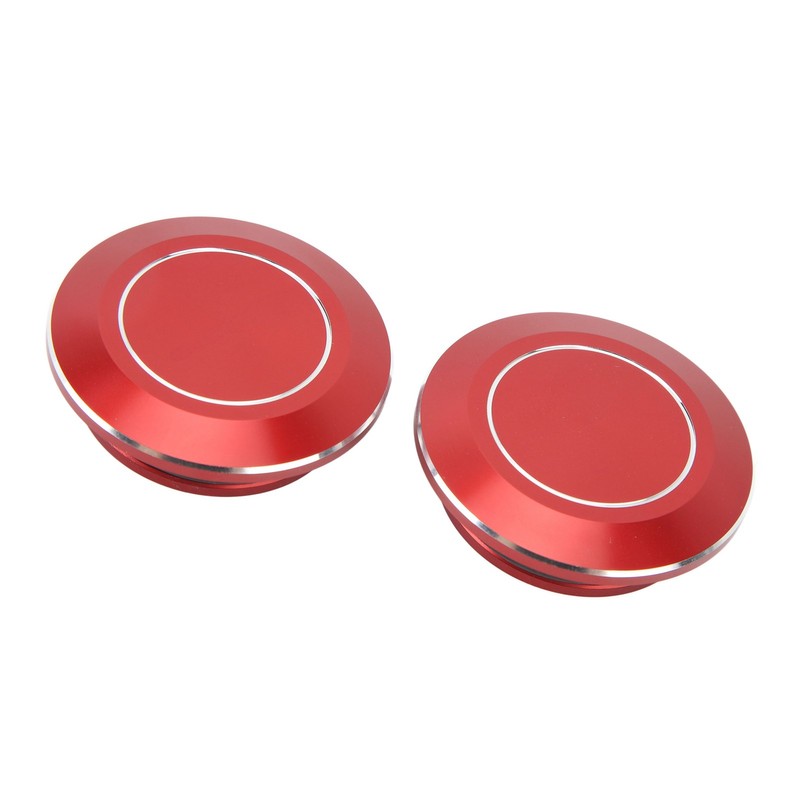2pcs Motorcycle Frame Hole Cap CNC Aluminum Dustproof Frame Hole