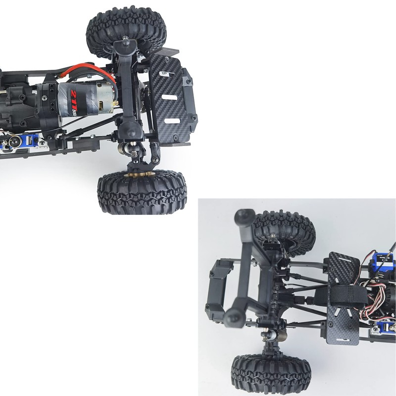 MORLORDY RC Carbon Fiber Frame Rails Set Chassis Rails Kit