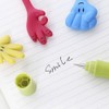 Funny Bendable Ballpoint Pen - Bending Hand Gesture, 0.7mm Black
