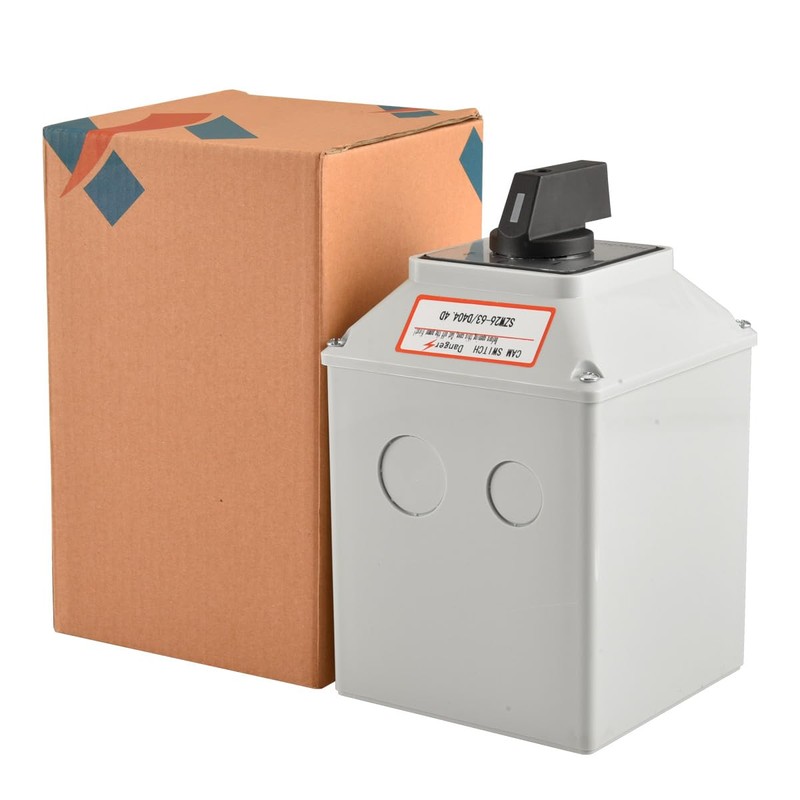 Heschen Universal Rotary Toggle Switch SZW26-63/D404.4D 660V 63A ON-Off-ON, 3